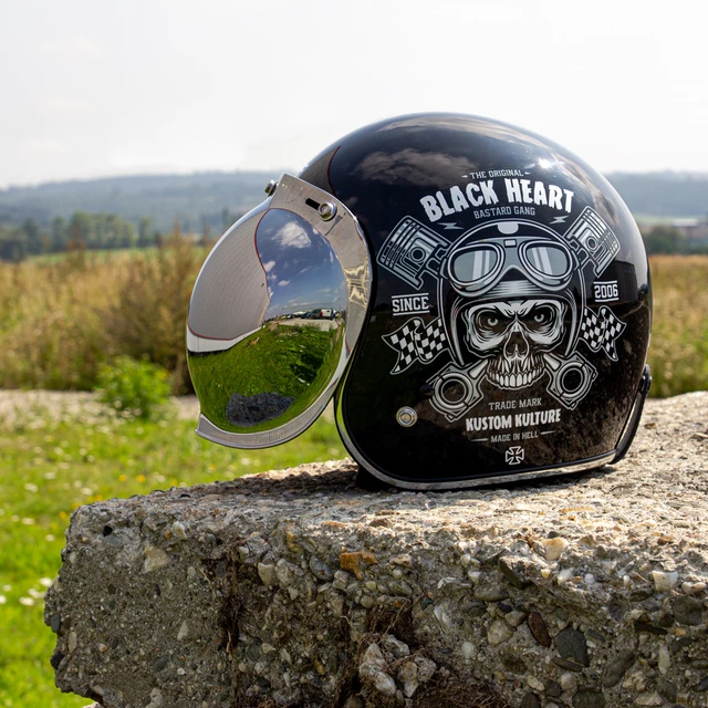 Zapasowy wizjer / daszek do kasków W-TEC Kustom & V541 - Przydymiony