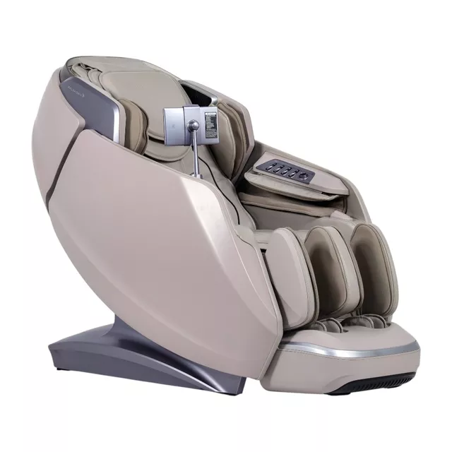Fotel masujący inSPORTline Balsadena ∙ masaż 4D, powietrzny ∙ ogrzewanie ∙ Bluetooth ∙ Zero Gravity ∙ Zero Space - Beżowy