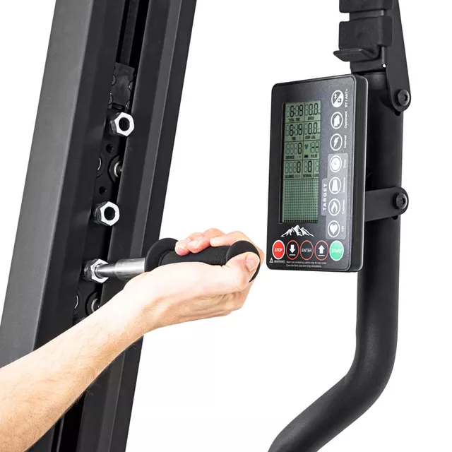Symulator wspinaczki inSPORTline Verticon Pro 1000 SE ∙ generator prądu ∙ 16 poziomów oporu ∙ nośność 160 kg ∙ programy interwałowe