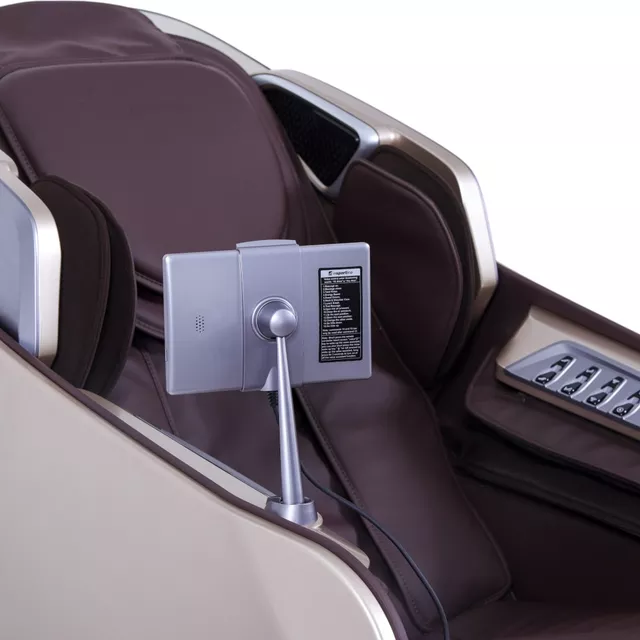 Fotel masujący inSPORTline Balsadena ∙ masaż 4D, powietrzny ∙ ogrzewanie ∙ Bluetooth ∙ Zero Gravity ∙ Zero Space - Beżowy