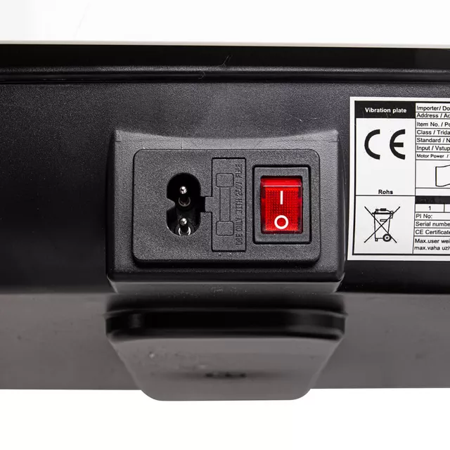 Platforma wibracyjna z linkami inSPORTline Devyn ∙ pilot ∙ 4 programy ∙ 50 poziomów ∙ panel LED - szampan