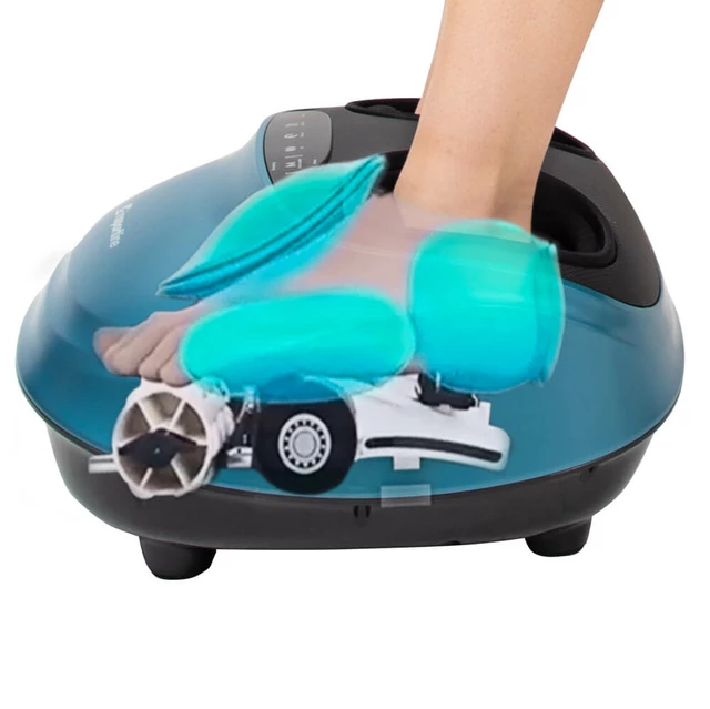 Masażer do stóp inSPORTline Levick ∙ masaż powietrzny + rolki ∙ 3 manualne + 4 automatyczne programy ∙ podgrzewanie