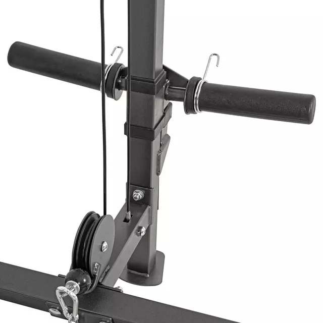 Wielofunkcyjny stojak + atlas z ławką inSPORTline Power Rack PW60 ∙ konstrukcja stalowa ∙ zestaw domowy