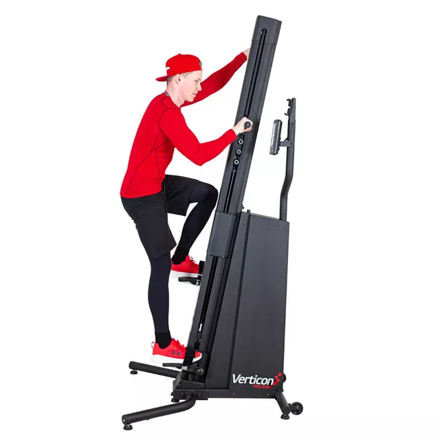 Symulator wspinaczki inSPORTline Verticon Pro 1000 SE ∙ generator prądu ∙ 16 poziomów oporu ∙ nośność 160 kg ∙ programy interwałowe