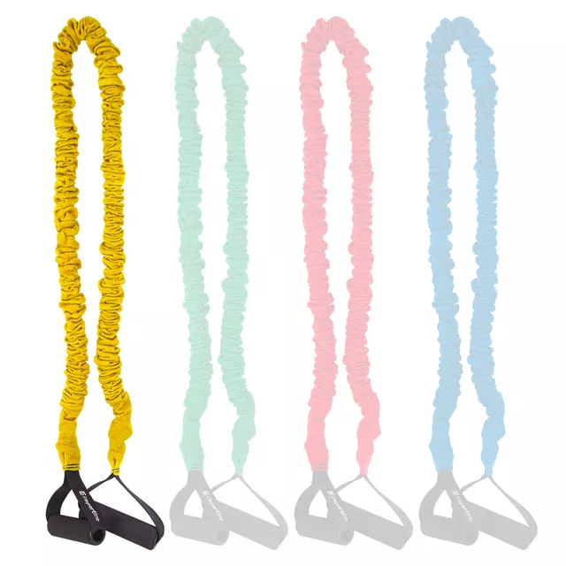 Guma do ćwiczeń ekspander inSPORTline Morpo Light 130 × 0,9 cm ∙ opór 1,4 kg ∙ tekstylny rękaw