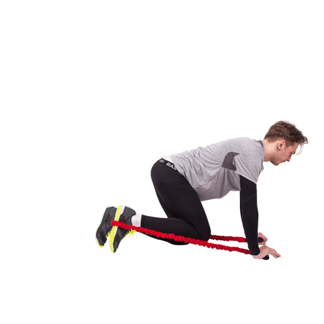 Guma do ćwiczeń ekspander inSPORTline Morpo Light 130 × 0,9 cm ∙ opór 1,4 kg ∙ tekstylny rękaw
