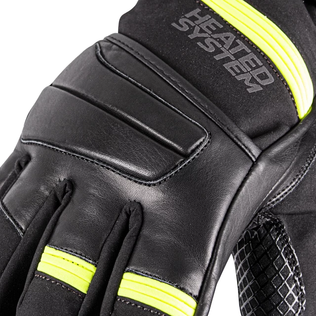 Rękawice podgrzewane motocyklowe / narciarskie W-TEC HEATride ∙ 3 tryby ogrzewania ∙ do 4h pracy ∙ wodoodporne ∙ touch screen