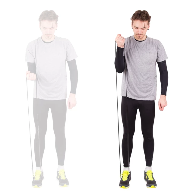 Taśma treningowa inSPORTline Hangy 44 mm ∙ opór 25 kg ∙ długość 208 cm