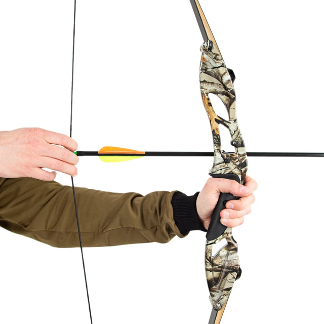 Profesjonalny łuk refleksyjny inSPORTline Pescator ∙ siła naciągu 40 lb ∙ aluminiowy uchwyt ∙ ramiona z włókna szklanego ∙ waga 1,5 kg