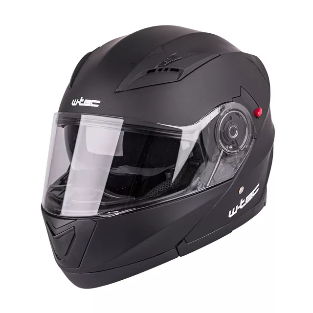 Kask motocyklowy z blendą Flip-Up W-TEC Pezzon - czarno-brązowy