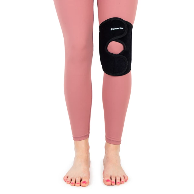 Orteza / stabilizator kolana inSPORTline Kneefort ∙ boczne wzmocnienie ∙ zapięcie na rzep ∙ komfortowy materiał