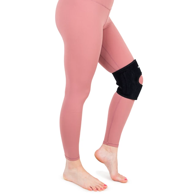 Orteza / stabilizator kolana inSPORTline Kneefort ∙ boczne wzmocnienie ∙ zapięcie na rzep ∙ komfortowy materiał