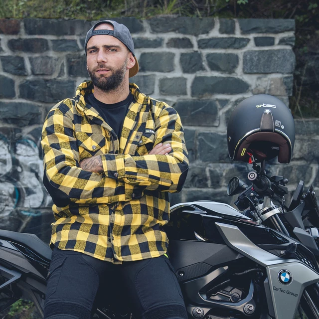 Koszula motocyklowa W-TEC Terchis - Czerwony