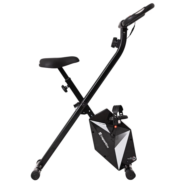 Rower treningowy składany inSPORTline Xbike Cube ∙ magnetyczny ∙ nośność 100 kg ∙ regulowany ∙ 8 stopni obciążenia ∙ ergonomiczne siodełko