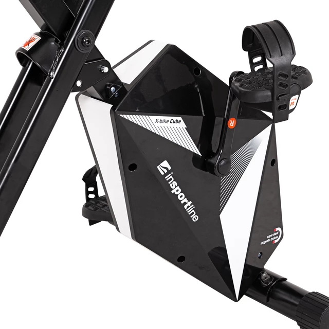 Rower treningowy składany inSPORTline Xbike Cube ∙ magnetyczny ∙ nośność 100 kg ∙ regulowany ∙ 8 stopni obciążenia ∙ ergonomiczne siodełko
