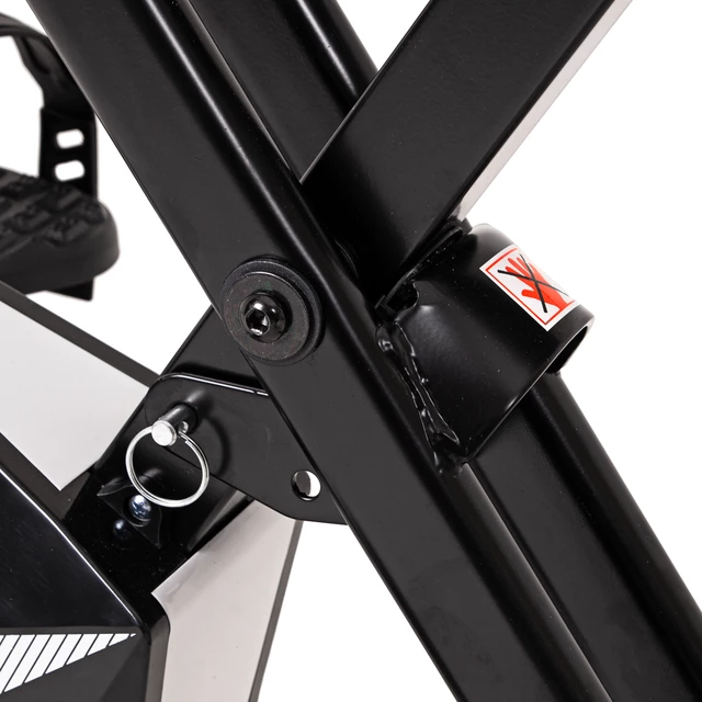 Rower treningowy składany inSPORTline Xbike Cube ∙ magnetyczny ∙ nośność 100 kg ∙ regulowany ∙ 8 stopni obciążenia ∙ ergonomiczne siodełko