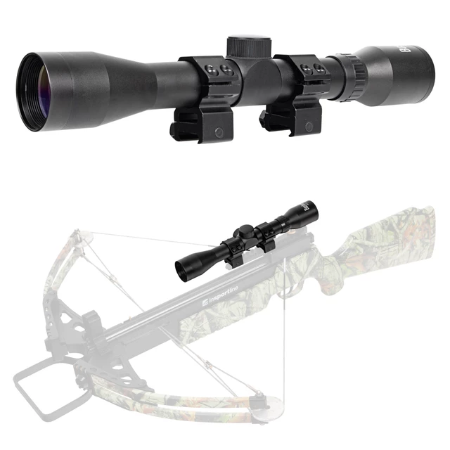 Luneta celownicza Bushnell 4x32 ∙ celownik do kusz ∙ regulacja pion/poziom ∙ wstrząsoodporna ∙ wielowarstwowe soczewki ∙ 250 g