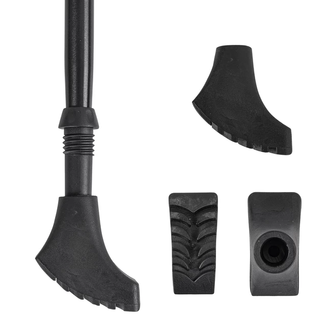 Kijki Nordic Walking inSPORTline Slogen ∙ teleskopowe 3-częściowe ∙ aluminium ∙ uchwyty korkowe ∙ 540 g para ∙ gumowe stopki ∙ paski z rzepem