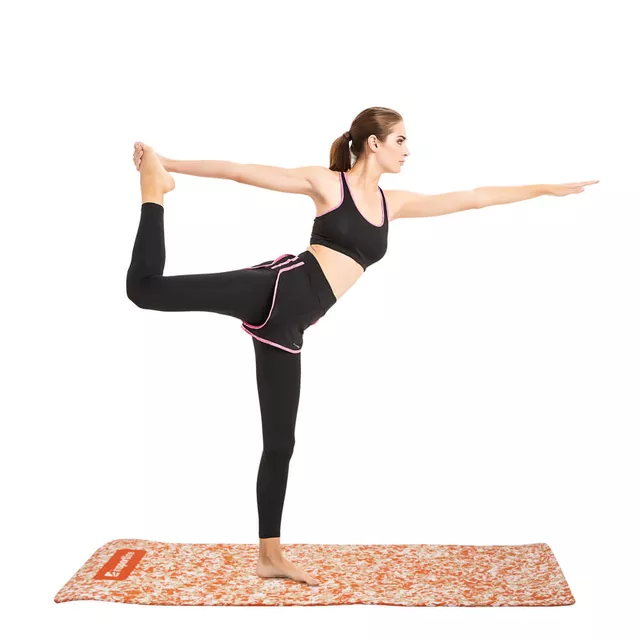 Mata fitness inSPORTline Camu 173×61 cm ∙ grubość 0,8 cm ∙ miękka tpe ∙ amortyzacja wstrząsów ∙ waga 1,3 kg