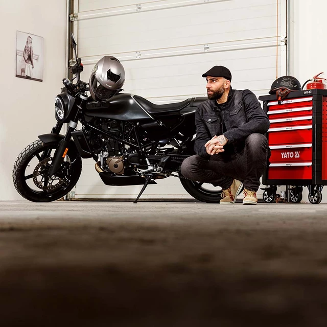 Męskie jeansy motocyklowe W-TEC Kancelor - Szary
