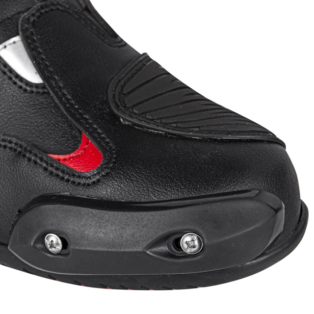 Buty motocyklowe W-TEC Bosta - Czarno-czerwony