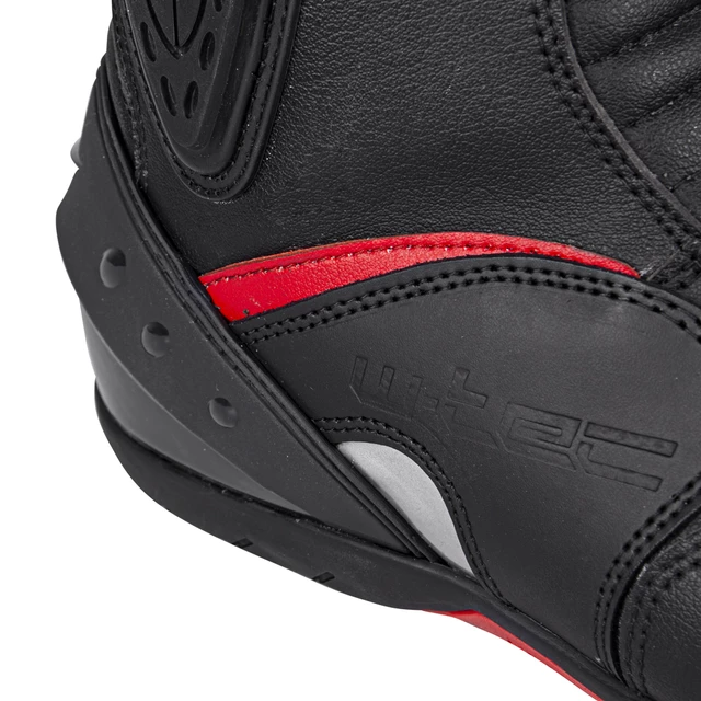 Buty motocyklowe W-TEC Bosta - Czarno-czerwony