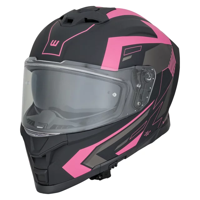 Kask motocyklowy W-TEC Nexwor Futurose ∙ blenda przeciwsłoneczna ∙ system wentylacji ∙ wyjmowana wyściółka ∙ ece 22.06 - Różowy