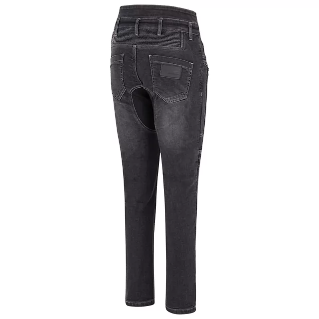 Damskie jeansy motocyklowe W-TEC Biterillo Lady ∙ aramid ∙ ochraniacze ∙ wentylacja ud ∙ wysoki stan ∙ elastyczne panele - Niebieski