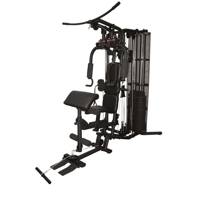Atlas wielofunkcyjny inSPORTline Profigym C100 ∙ obciążenie 80 kg ∙ wyciąg górny i dolny ∙ nośność 150 kg