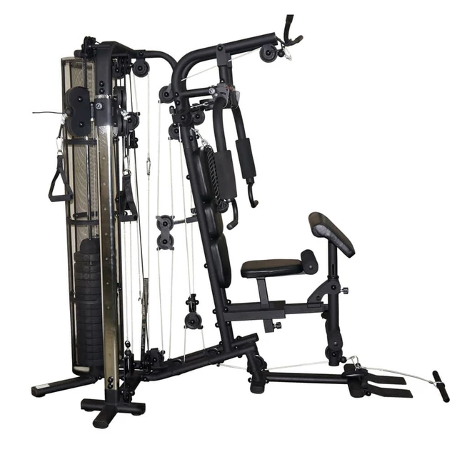 Atlas wielofunkcyjny inSPORTline Profigym C100 ∙ obciążenie 80 kg ∙ wyciąg górny i dolny ∙ nośność 150 kg