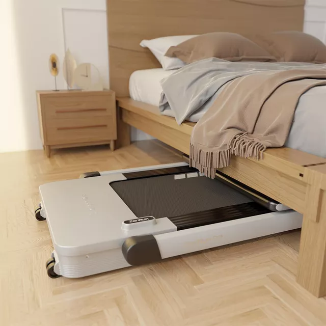 Bieżnia elektryczna składana inSPORTline ZenRun 20 ∙ nośność 120 kg ∙ amortyzacja Shock System ∙ 16 programów treningowych ∙ 18 nachyleń ∙ Bluetooth