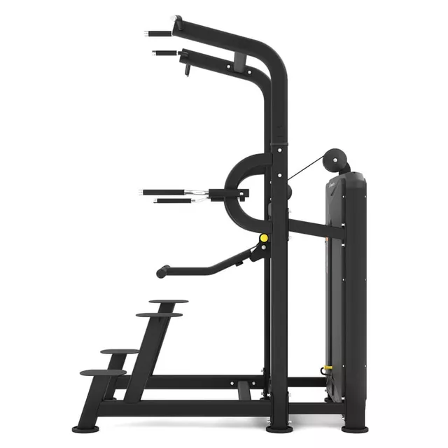 Profesjonalny wielofunkcyjny drążek i poręcz do podciągania z asystą inSPORTline Velocer CD85 ∙ system bloczków 1:1 ∙ nośność 180 kg