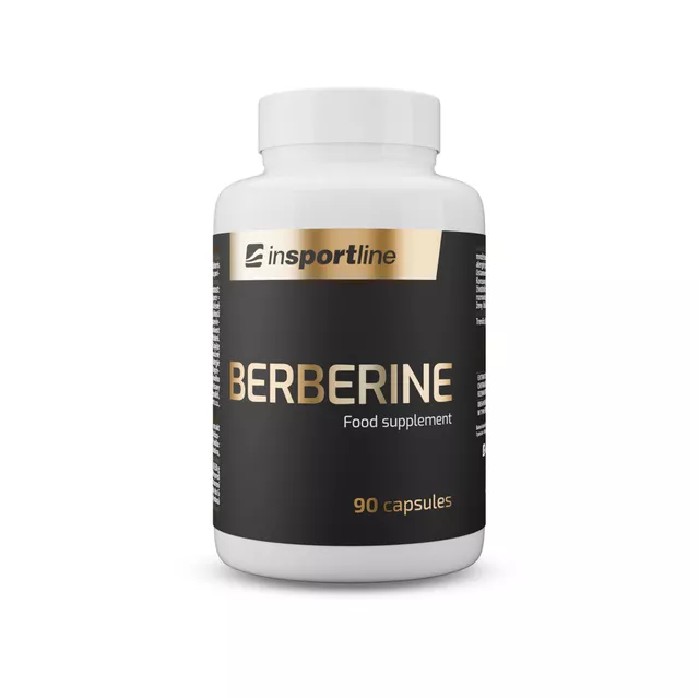 Berberyna inSPORTline ∙ 500 mg ∙ 90 kapsułek ∙ ekstrakt z berberysu indyjskiego