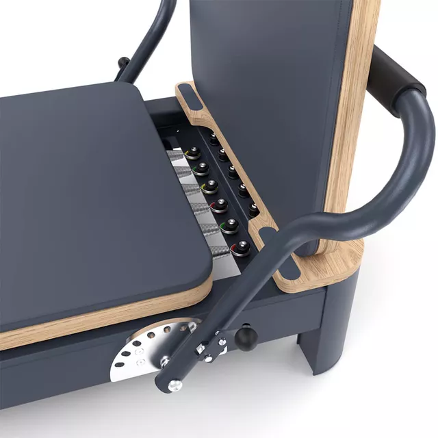 Profesjonalny reformer do pilatesu inSPORTline Comfolder ∙ składany ∙ nośność 150 kg ∙ rama aluminiowa ∙ regulacja oporu