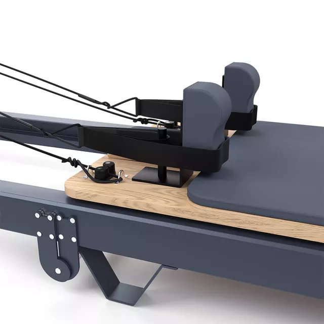 Profesjonalny reformer do pilatesu inSPORTline Comfolder ∙ składany ∙ nośność 150 kg ∙ rama aluminiowa ∙ regulacja oporu