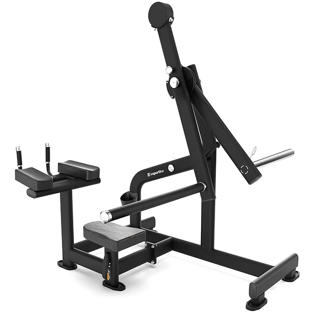 Maszyna do uginania nóg inSPORTline Velocer plate loaded ∙ waga 106 kg ∙ obciążenie talerzami 50 mm ∙ nośność 380 kg