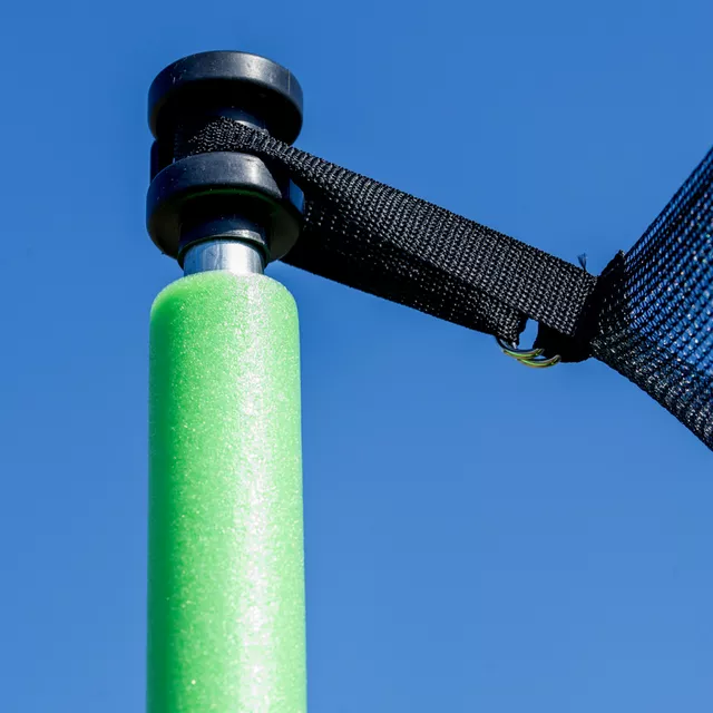 Trampolina ogrodowa z pełnym wyposażeniem inSPORTline Irbiso 305 cm