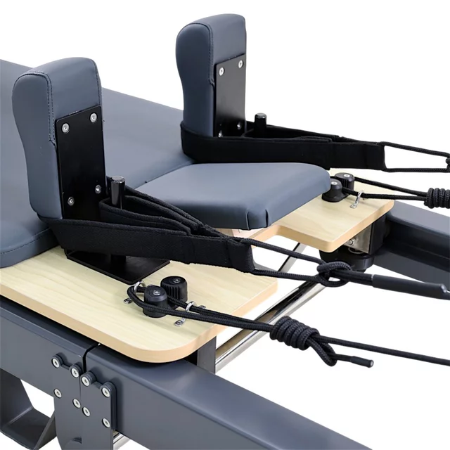 Reformer do pilatesu inSPORTline Comfolder EVO ∙ składany ∙ nośność 150 kg ∙ rama aluminiowa ∙ box w zestawie - Antracyt