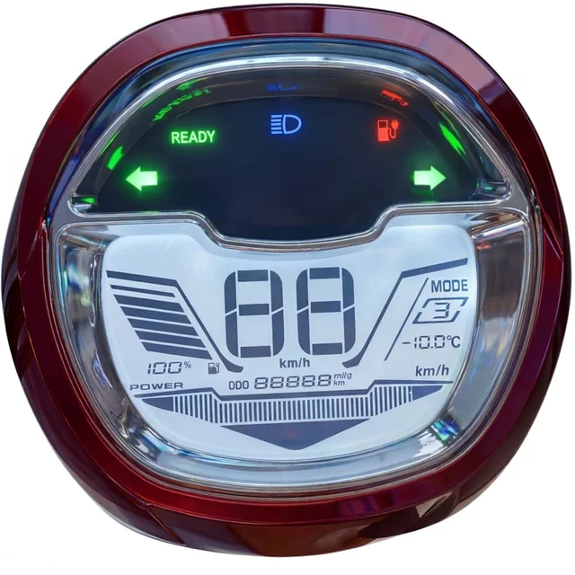 Skuter elektryczny W-TEC E-Greta II 12Ah 18" ∙ silnik 350 W ∙ zasięg do 50 km ∙ nośność 120 kg ∙ akumulator 15 Ah - Niebieski