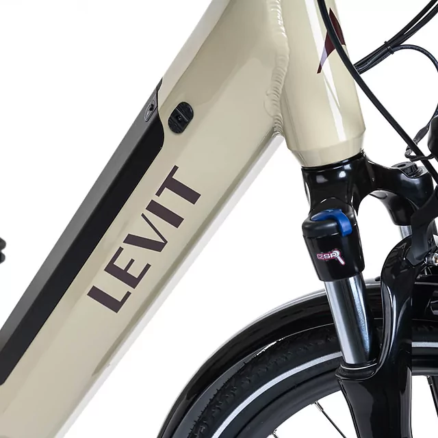 Miejski rower elektryczny Levit Musca Urban MX 468 28" - OUTLET - Latte