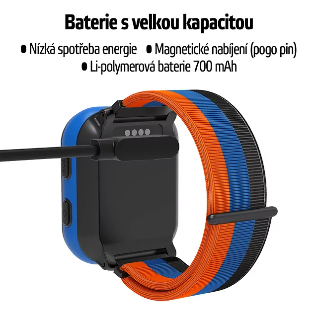 Smartwatch dziecięcy inSPORTline Cubbio ∙ wymienne ramki ∙ śledzenie GPS ∙ przycisk SOS ∙ połączenia głosowe ∙ IP 67 ∙ karta SIM - Biały