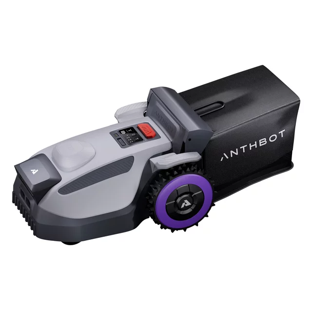 Bezprzewodowy robot koszący Anthbot N8 (1500 m²) ∙ z koszem ∙ nawigacja rtk ∙ dual vision ai ∙ automatyczne opróżnianie kosza