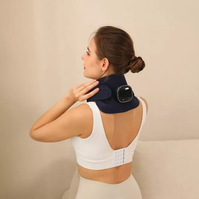 Pas masujący lędźwiowy inSPORTline Soncharge ∙ ciepło 40-50°C ∙ 3 tryby wibracji ∙ 3 poziomy grzania ∙ unisex ∙ oddychający materiał ∙ LCD