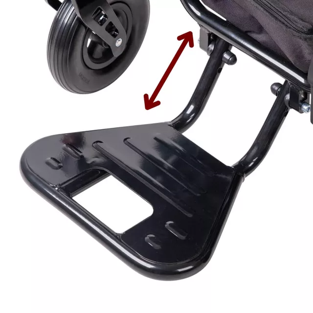 Wózek inwalidzki elektryczny inSPORTline Hawkie Evo Plus II ∙ składany ∙ regulowane oparcie