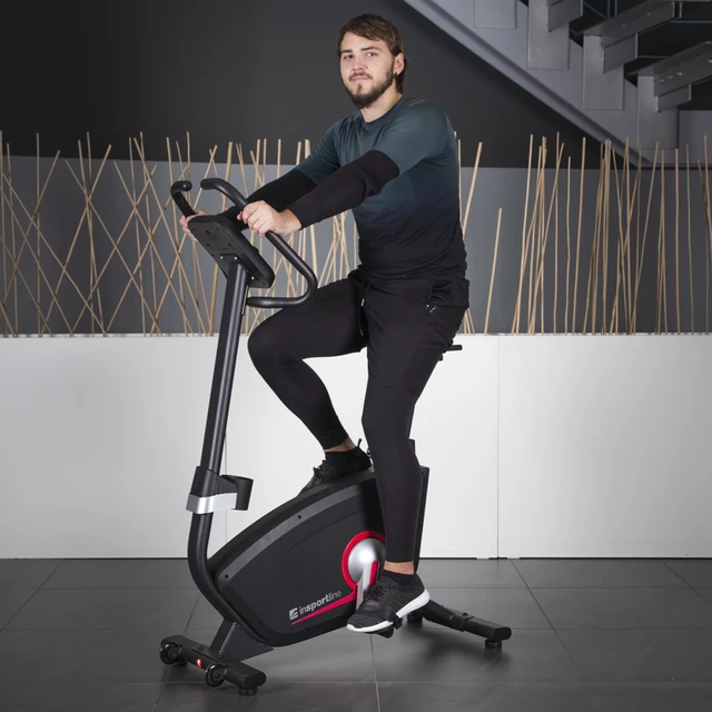 Rower treningowy magnetyczny inSPORTline Delavan UB ∙ 16 poziomów oporu ∙ program HRC ∙ cicha praca ∙ czujniki tętna ∙ uchwyt na tablet