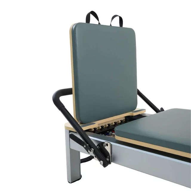 Reformer do pilatesu inSPORTline Oquiler ∙ system sprężynowy ∙ nośność 150 kg ∙ rama aluminiowa ∙ box w zestawie