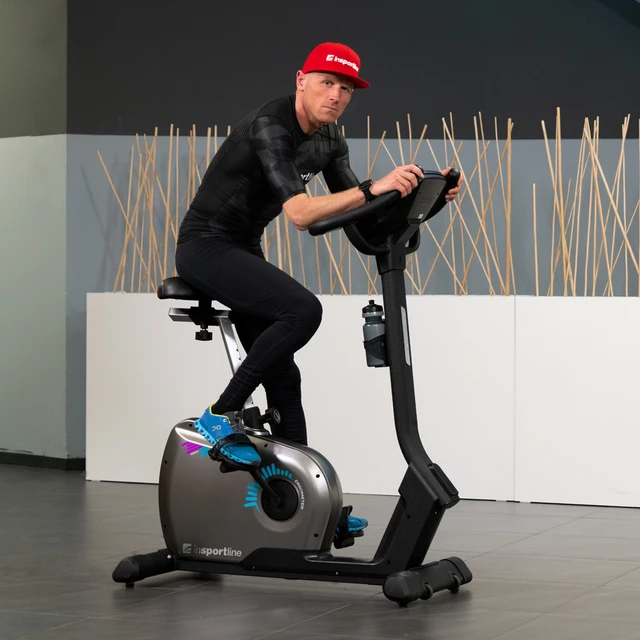 Rower stacjonarny inSPORTline Valdosa ∙ magnetyczny system oporu ∙ 12 programów ∙ ∙ 16 stopni obciążenia ∙ program WATT ∙ czujniki tętna ∙ LCD