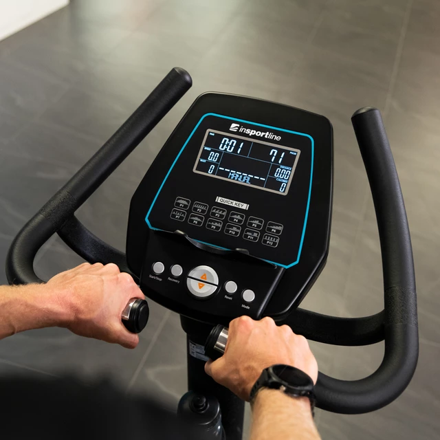 Rower stacjonarny inSPORTline Valdosa ∙ magnetyczny system oporu ∙ 12 programów ∙ ∙ 16 stopni obciążenia ∙ program WATT ∙ czujniki tętna ∙ LCD