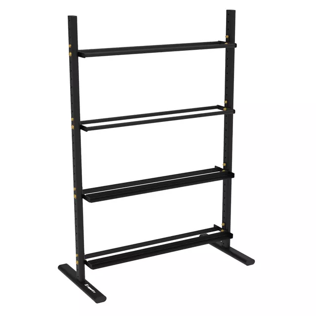 Wielofunkcyjny stojak na akcesoria fitness inSPORTline StorageRack II ∙ nośność 600 kg ∙ 4 półki