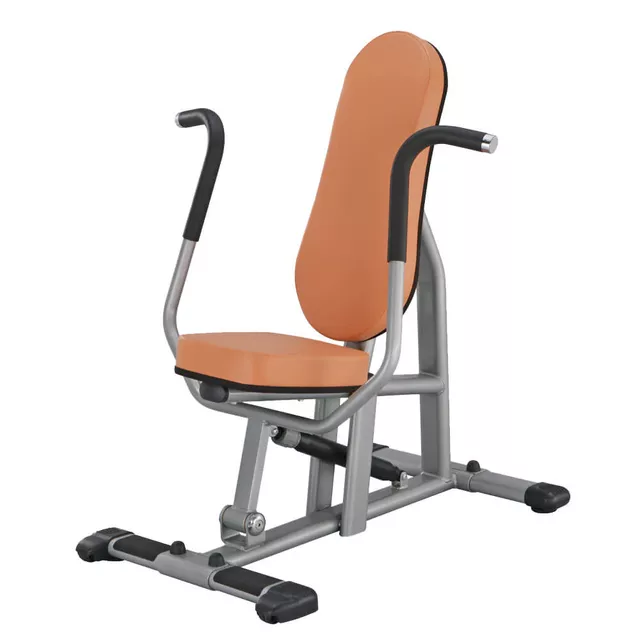 Maszyna do ćwiczeń klatki piersiowej BODY-SOLID Hydraulicline CPB300 ∙ 6 poziomów oporu ∙ nośność 120 kg ∙ amortyzatory olejowe - Czarny - Pomarańczowy